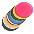 thumbnail image 2 of Disque Volant Pliable Portable Coloré pour Fêtes d'Été Jouets Extérieurs Feuille de Papier Colorée pour Adultes et Enfants, 2 of 5