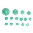 thumbnail image 2 of Juego de dados poliédricos, 15 piezas de dados poliédricos completos Juego de dados poliédricos completos Juego de dados esféricos Probado profesionalmente, 2 of 14