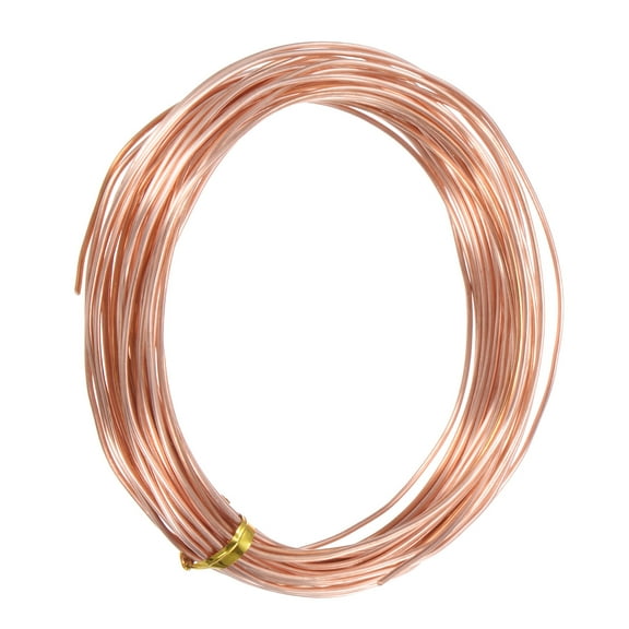 99.9% Soft Copper Wire, 16 Gauge 16FT Pure Copper Wire Craft Wire for DIY [1.3mm, 10M]