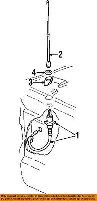 Genuine Mopar Antenna Base 56038505AB