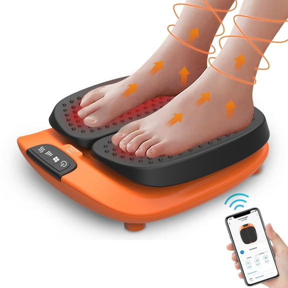 Snailax Foot Massager With APP Control, Vibration Foot Massager for Blood Circulation, Up to size 13, Father's Day Gifts
