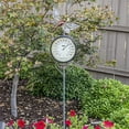 thumbnail image 3 of Swim Central 41.75" Iron  Dragonfly Garden Stake Thermometer, 3 of 4