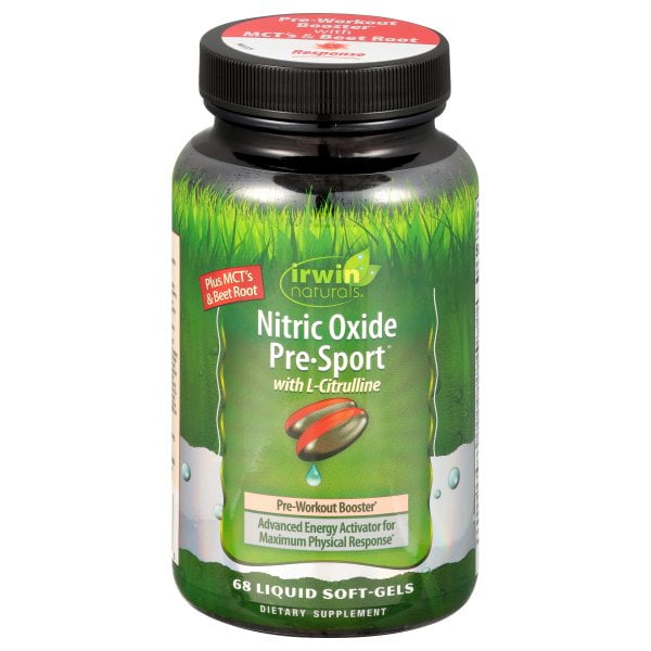 Irwin Naturals Nitric Oxide PreSport with LCitrulline 60 Liquid