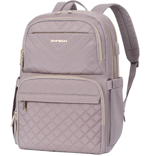 Mochila EMPSIGN para portátil de 15,6 pulgadas con carga USB, resistente al agua