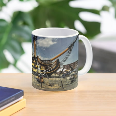 

HMS Victory Coffee Mug Cold And Hot Thermal Glasses Coffee Mug Ceramic Cups And Mugs