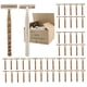 thumbnail image 1 of Cuchillas de afeitar desechables de doble hoja unisex, paquete de 50 pajas de trigo, 1 of 8