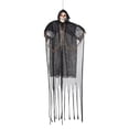 thumbnail image 2 of 6 Ft. 2 3/4" Hanging Chained Grim Reaper Animated Prop Halloween Decoration, 2 of 3