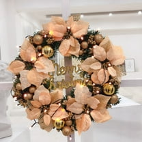 Front Door Wreath 15 Inch Wreath Party Decorations Floral Front Door Wall Wreath Wreath Easy To Use