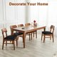 thumbnail image 1 of 4 Pcs Seat Covers for Dining Chairs Waterproof Chair Seat Covers Set, 1 of 5