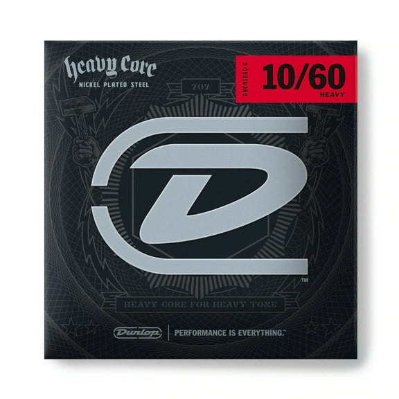 Dunlop Electric Guitar Strings DHCN1060 Heavy Core Nickel Wound 10-60