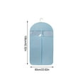 thumbnail image 2 of Tyidzon Garment Bags for Hanging Clothes Blue Garment Covers, Transparent Window Garment Bag for Hanging Clothes Shirts, Coats, Dresses, M, 2 of 7