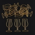 thumbnail image 2 of Paquete de 12 clips de papel de de taza clips de papel clips de oficina de metal para de la, 2 of 9