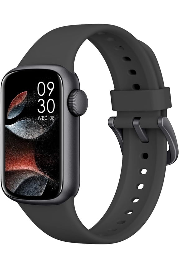 Smart Watch SH-B6 37mm Black Aluminum Case with Black Sport Band