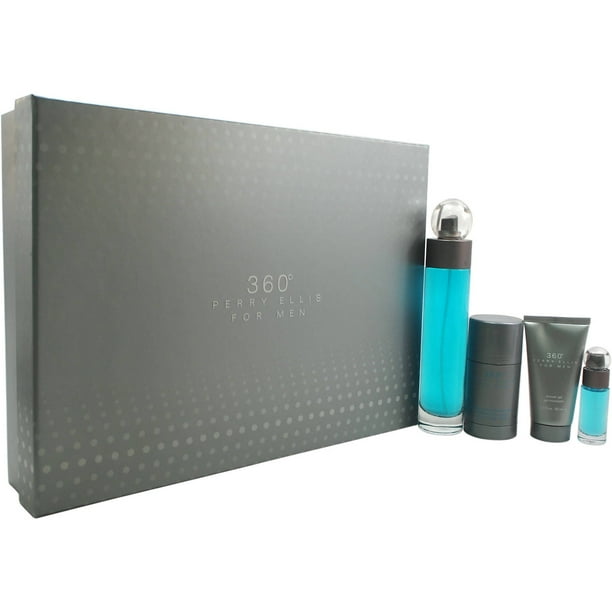 Perry Ellis Perry Ellis 360° Cologne Gift Set for Men, 4 Pieces