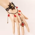 thumbnail image 3 of Hand Chain Creative Spider Decorative Finger Ring Bracelet Hand Ring Bracelet for Halloween Decor, 3 of 10