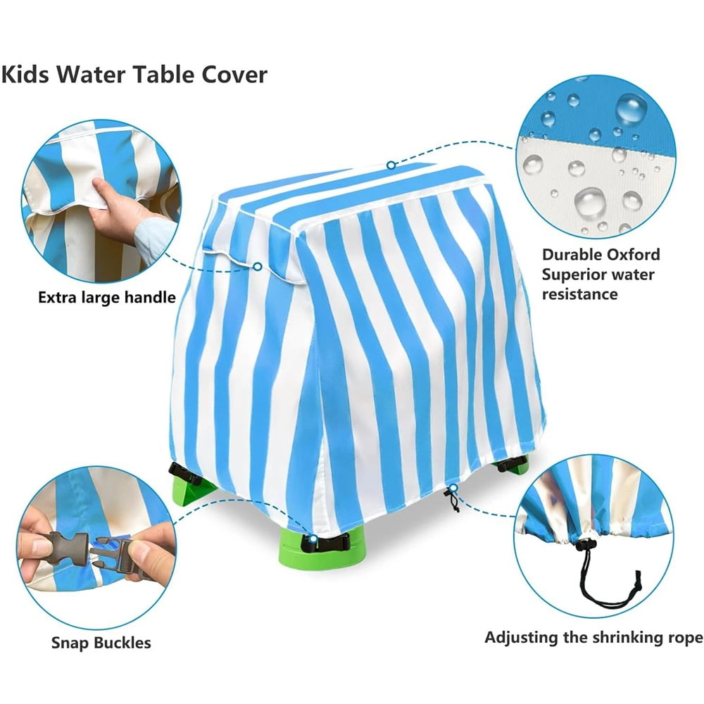 Yl-YANG Water Table Cover Toddler Outdoor Toys for Toddlers 1-3, Outdoor Toys Cover, Water Table Accessories（blue）