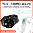 thumbnail image 4 of Reloj Inteligente Glucosa Hombre Y Mujer Nfc Smartwatch 2023 Color de la correa Negro, 4 of 8