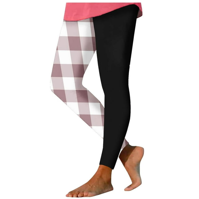 FAIWAD Women Athletic Workout Legging High Waisted Patchwork Lounge Yoga Pants Butt Lift Skinny Running Pants