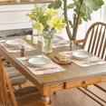 thumbnail image 5 of Pink Dahlia Floral Spring Placemats Set of 4, 12x18 Inch Seasonal Valentine Day Table Mats for Party Kitchen Dining Decoration, 5 of 6