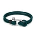 thumbnail image 1 of Pulsera de cuerda para hombre, pulsera náutica con grillete de acero para hombre y mujer. Brazalete paracord - Verde/Plata MADIOLA Cordon, 1 of 6