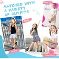 thumbnail image 5 of Girls Socks Little Kids Crew Socks Cotton Cute Youth Dress Socks 6 Pairs, 5 of 6