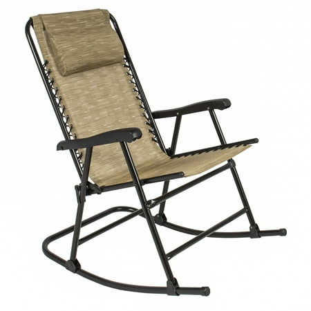 Best Choice Products Foldable Zero Gravity Rocking Patio Recliner Best Choice Products Foldable Zero Gravity Rocking Patio Recliner Lounge Chair W Headrest Pillow Beige