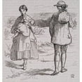 thumbnail image 2 of Sir John Everett Millais 12x13 Gold Ornate Wood Frame and Double Matted Museum Art Print Titled - The Meeting (1860), 2 of 4