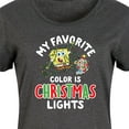 thumbnail image 3 of SpongeBob SquarePants - My Favorite Color Is Christmas Lights - Women's Any Way Dress, 3 of 6