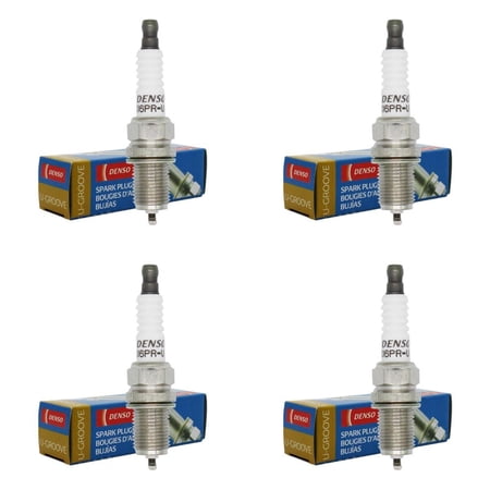 Denso 3130 Spark Plug, Pack of 4, Compatible with Hyundai Kia Subaru Chrysler Mitsubishi Lincoln Mercedes-Benz Saab Dodge Ford Mazda Isuzu Land Rover Nissan Honda Mercury Infiniti Plymouth 200SX 86-11
