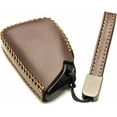 thumbnail image 3 of Vitodeco Leather Key Fob Cover Case Protector Compatible with Acura ZDX, Honda Prologue, Buick Envision - 6 Buttons, Brown, 3 of 5
