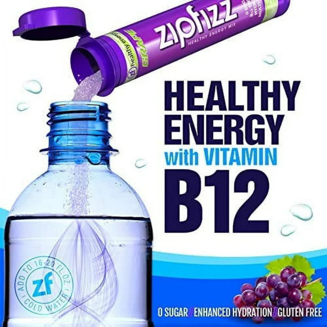 Zipfizz Energy Drink Mix Variety Pack, 14 Tubes (7 Flavors, 2 Each) plus 4 MIMM Mints