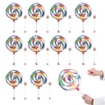 thumbnail image 4 of Gupbes Ensemble de Tambour Coloré 10pcs Batterie Forme Sucette 8in Enfants Ensemble de Tambour de Musique Maillet Coloré Instrument Rythmique, 4 of 8