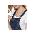 thumbnail image 6 of MODA NOVA Juniors Adjustable Shoulder Straps Cute Mini Overall Dress, 6 of 6