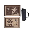 thumbnail image 5 of Ming's Mark BP8117 Brown & Beige 8' x 11' Beach Paradise Mat, 5 of 6