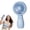 Blue, variant on Portable Handheld Mini Fan, 3-Speed Adjustable Cooling Fan for Indoor, Outdoor, Home, School, and Travel