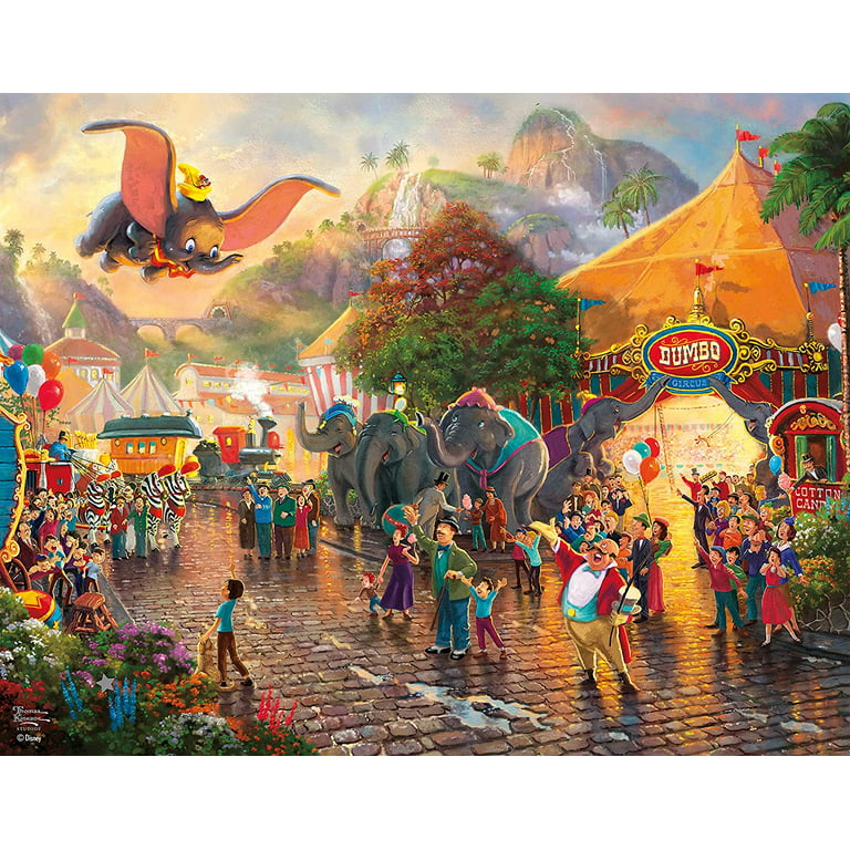 Ceaco - 4 in 1 Multipack - Thomas Kinkade - Disney Dreams Collection -  Tangled, Sleeping Beauty, Peter Pan, & Mickey and Minnie - (4) 500 Piece  Jigsaw