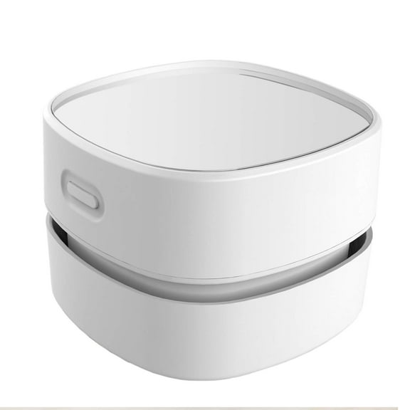 Desktop Vacuum cleaner,Mini table dust sweeper Energy Saving with auto power-off function (white)