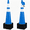 blue, variant on BESEA 8 Pack 28 Inch Traffic Cones with Reflective Collars, Heavy Duty Safety Cones with Stable Black Base, Road Parking Cones for Traffic Control, Parking, Construction & Driving Practice(Blue)