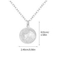 thumbnail image 2 of Fiudx Collar de Aleación y Colgante En Mujer, Cadena Ajustable, Corte Diamante En Temática de Fútbol, Regallo para Ocasiones Especiales, Accesorios para Mujer, Diseño Elegante., 2 of 3