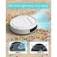 thumbnail image 2 of Robot aspirador Lefant M210 Pro con potente succión, 6 modos de limpieza, 120 minutos de autonomía, silencioso, autocargable, control por voz, ideal para pelo de mascotas y suelos duros, color blanco., 2 of 5