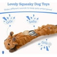 thumbnail image 4 of Squeaky  ,  Plush Puppy  Pet , Crinkle No Stuffing   , Doggies  for Large Small Medium Breeds, 4 of 7