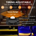 thumbnail image 4 of Motion Activated Bed Light, 9.8ft LED Strip Lights Motion Sensor Night Light with Automatic Shut Off Timer, Battery & USB Powered Under Cabinet Lighting for Bedroom Kitchen Stairs (3000K, 4 of 5