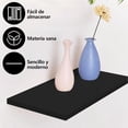 thumbnail image 4 of Repisas Flotantes - Set de 4 Estantes Minimalistas Paredes 20cm, 30cm, 40cm y 50cm,(15cm Ancho), para Decoración de Decorar tu Cocina, Baño, Sala, Cuarto (Negro), 4 of 8
