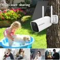 thumbnail image 6 of {Upgraded Dual Antenna & Solar Charge} 2K Wireless Solar Security Camera, 3.0MP Outdoor Wi-Fi Rechargeable Battery , Wire Free (1 Pack) ), 6 of 10