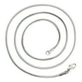 thumbnail image 2 of Hyasfey Titanium Steel Snake Bone Chain Necklace Women Men Collarbone Necklace Black Tops Fashion Accessories, 2 of 7