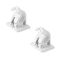 thumbnail image 1 of Injueey 2 pack/lote accesorio de gran capacidad de carga para versátil en diferentes espacios soporte de varilla autoadhesivo blanco Type3 NO3, 1 of 6