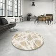 thumbnail image 3 of Ahgly Company Indoor Rectangle Abstract Champagne Beige Abstract Area Rugs, 5' x 7', 3 of 6