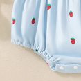 thumbnail image 6 of Sopiago Baby 1 Piece Summer Romper Baby Girl Print Jumpsuit Sleeveless Backless Overalls Girls Outfits (Light Blue,12-18 Months), 6 of 6