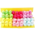 thumbnail image 3 of 2025 Latest Model Mini Easter Chicks, 36-Piece Colorful Easter Chenille Chicks, 3 of 3