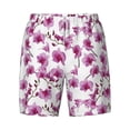 thumbnail image 5 of Rocae Orchids Flowers for Men's Swim Trunks Quick Dry With Two Side Pockets and One Lined Patch PocketSmall, 5 of 9